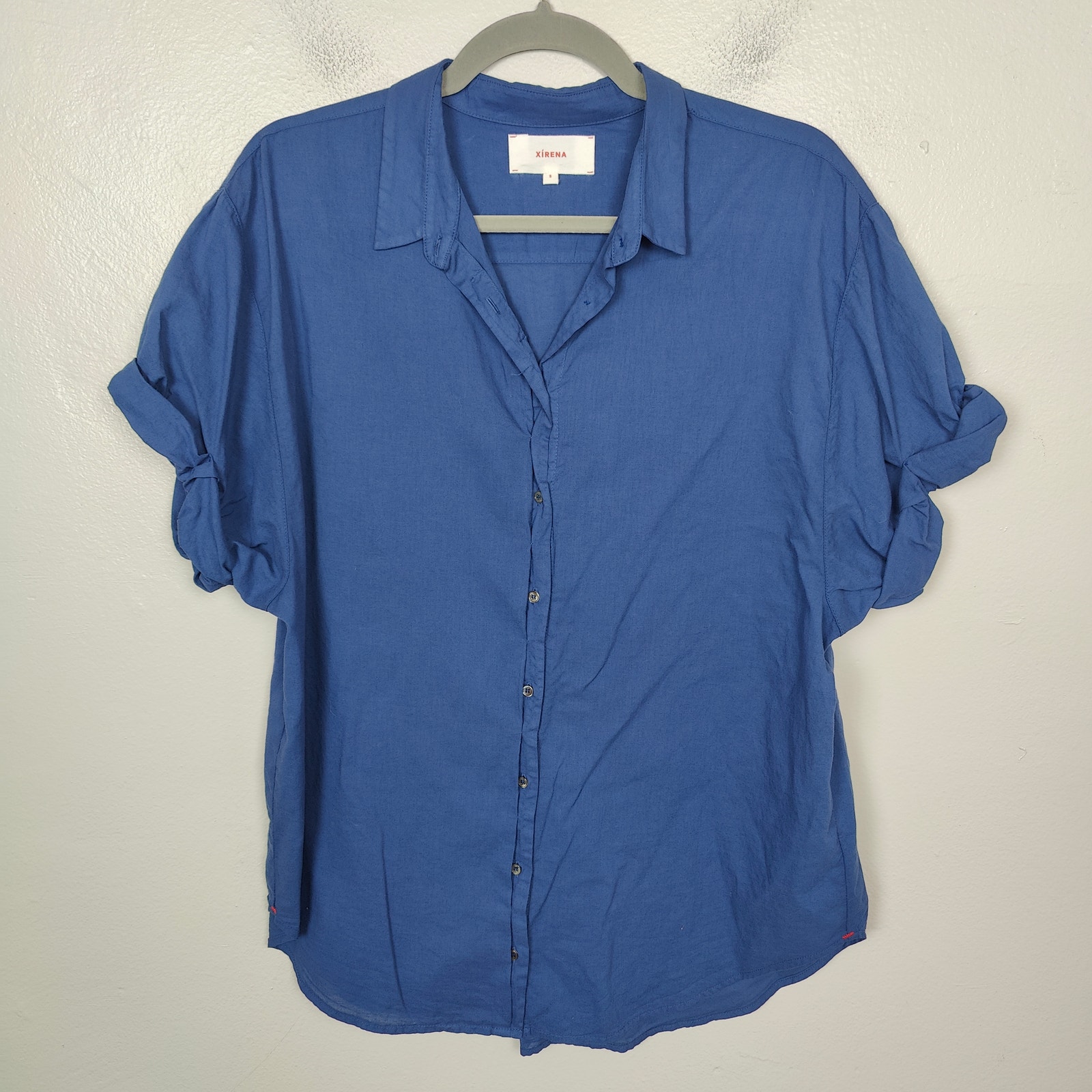 Xirena Navy Channing Shirt